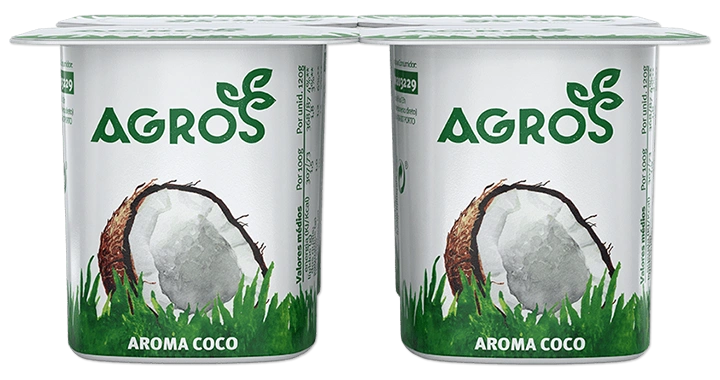 iogurte agros aromas coco