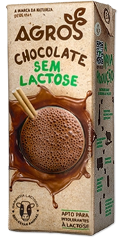 Leite com Chocolate Sem Lactose Agros